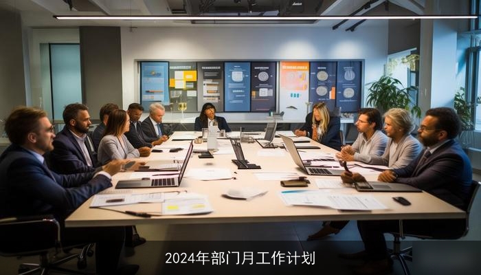 2024年部门月工作计划