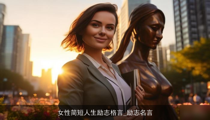 女性简短人生励志格言_励志名言