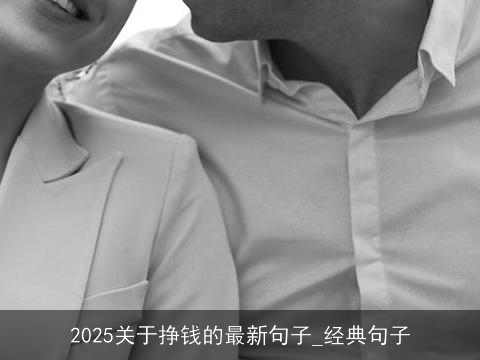 2025关于挣钱的最新句子_经典句子