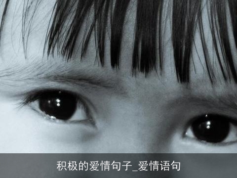 积极的爱情句子_爱情语句