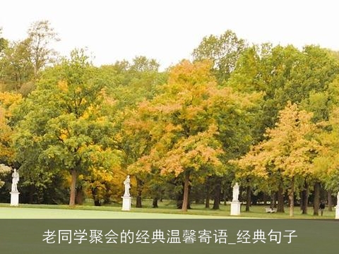 老同学聚会的经典温馨寄语_经典句子