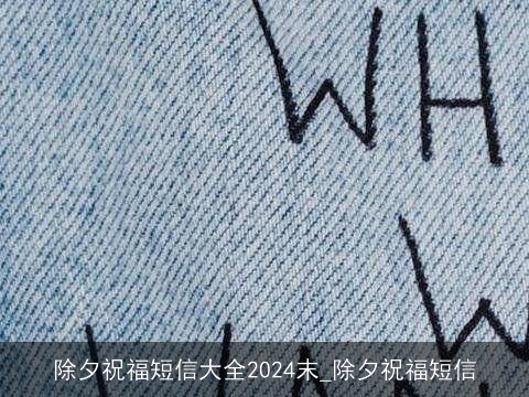 除夕祝福短信大全2024末_除夕祝福短信